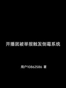 开播就被举报触发倒霉系统